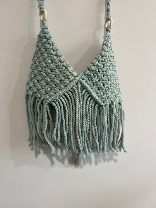 Embrace Elegance and Versatility: Introducing Our Sage Macrame Crop Top